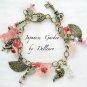 ✫JAPANESE GARDEN✫ PRETTY BRONZE PLATED CHARM BRACELET (Gift boxed)