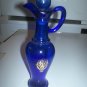 Cobalt Blue Avon Bath Oil Decanter