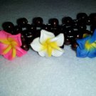 Wooden Bead Fimo Flower Bracelet/Anklet