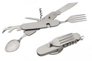 4 Function Stainless Steel Camping Knife