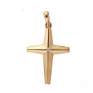 Classic diamond cross pendant