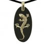 Funky lizard onyx pendant