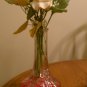 Three Cream Roses in a Vase