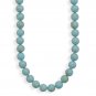 Reconstituted Turquoise Bead Necklace  33188