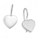 13mm Heart Engravable Earrings on French Wire   1049