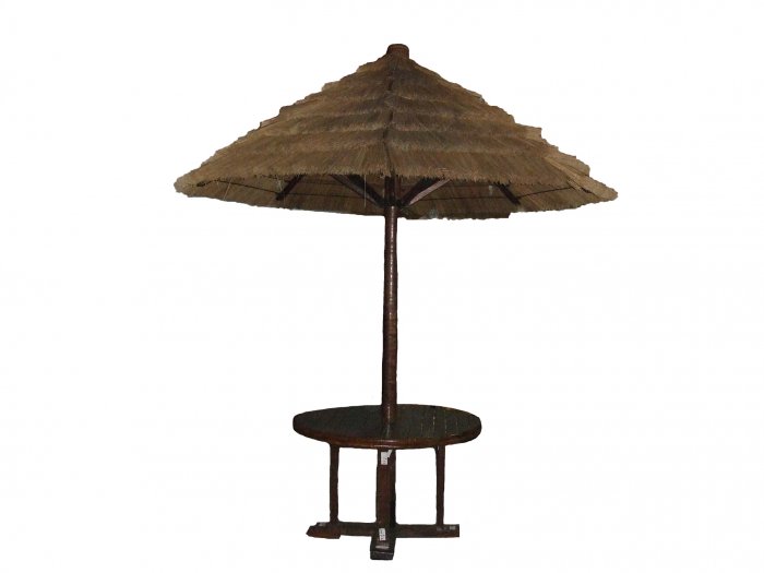 Cogon Palapa w/5 Chairs and Table