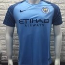 16/17 Man City Home Soccer Jersey Shirt Football Sport Tee