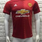 16/17 Man Union Home Soccer Jersey Shirt Football Sport Tee