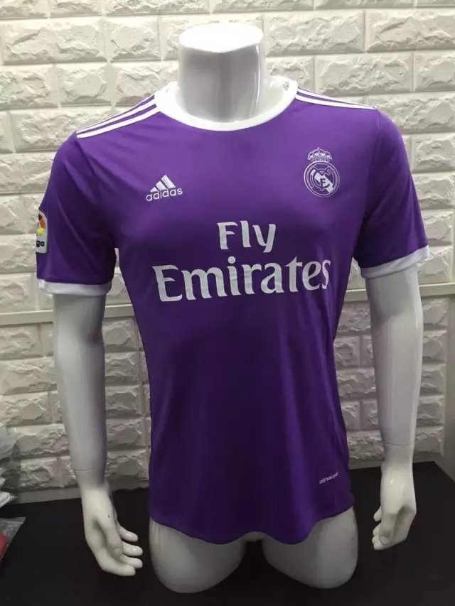 16/17 Real Madrid Away Soccer Jersey Shirt Football Sport Tee