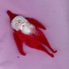 Chenille Santa RED 3.75  inch  clay face