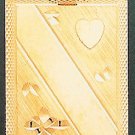 14 K Gold Engravable Diamond Cut plate - Text