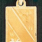 14 K Gold diamond cut engraveable slate - Text only