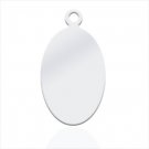 Great oval Silver plated Nickel - Great for pictures