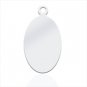 Great oval Silver plated Nickel - Great for pictures