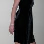 MARC JACOBS VELVET VELOUR BLACK SHOULDER ZIPPER DRESS SKIRT 6 M