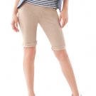 HUE CHINO CHIC BOYFRIEND BLACK SUMMER SHAPER LEGGINGS STRETCH SHORTS PANTS XS 2