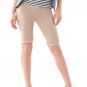 HUE CHINO CHIC BOYFRIEND BLACK SUMMER SHAPER LEGGINGS STRETCH SHORTS PANTS XS 2