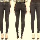 7 FOR ALL MANKIND SUPER SKINNY BROWN GWENEVERE STRETCHY LEGGINGS JEANS