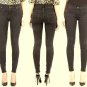 7 FOR ALL MANKIND SUPER SKINNY BROWN GWENEVERE STRETCHY LEGGINGS JEANS