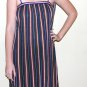 $895 MISSONI METALLIC STRIPES SHIMMER KNIT DRESS 42 6