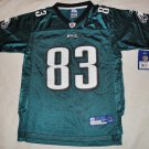 NEW NFL REEBOK FOOTBALL PHILADELPHIA EAGLES TEAM 83 CURTIS JERSEY T SHIRT TOP XL