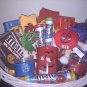 M & M Candy Gift Basket