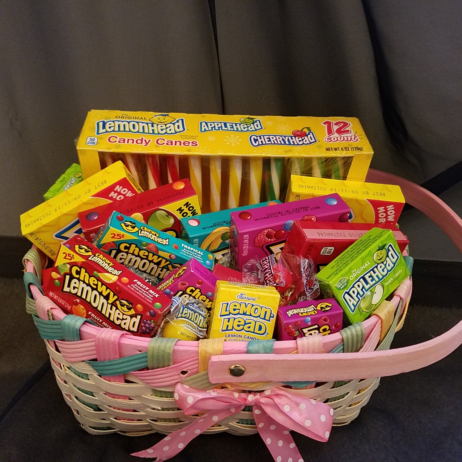 LemonHead Candy Gift Basket