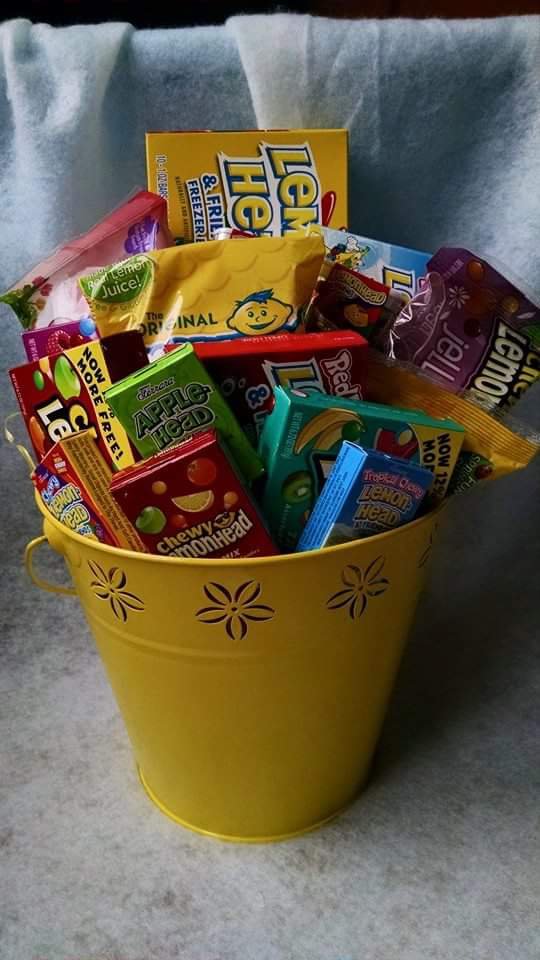 LemonHead Candy Gift Basket