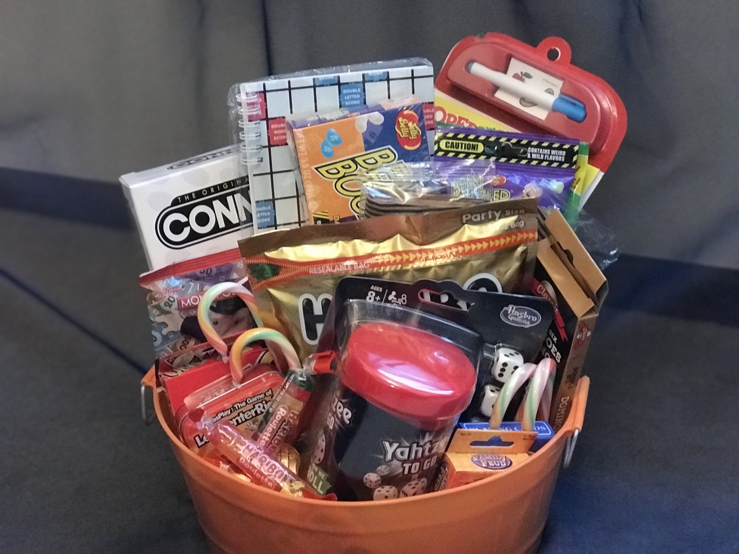 Family Game Night Gift Basket