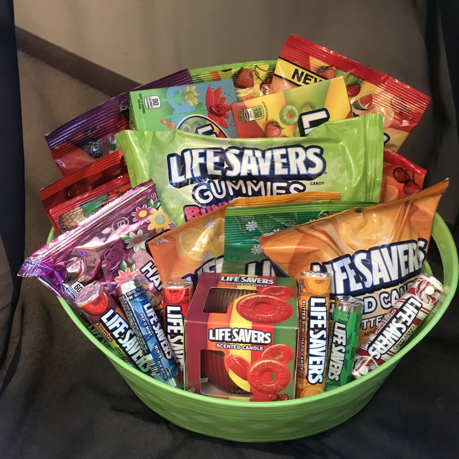 Lifesavers Candy Gift Basket
