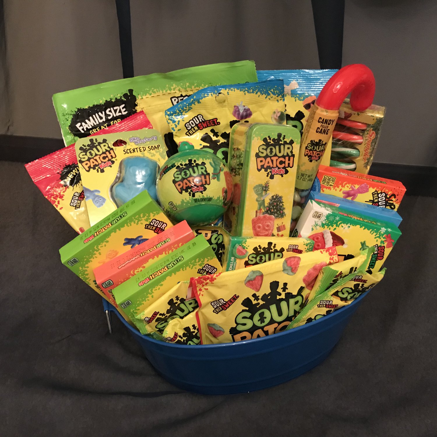Sour Patch Candy Gift Basket