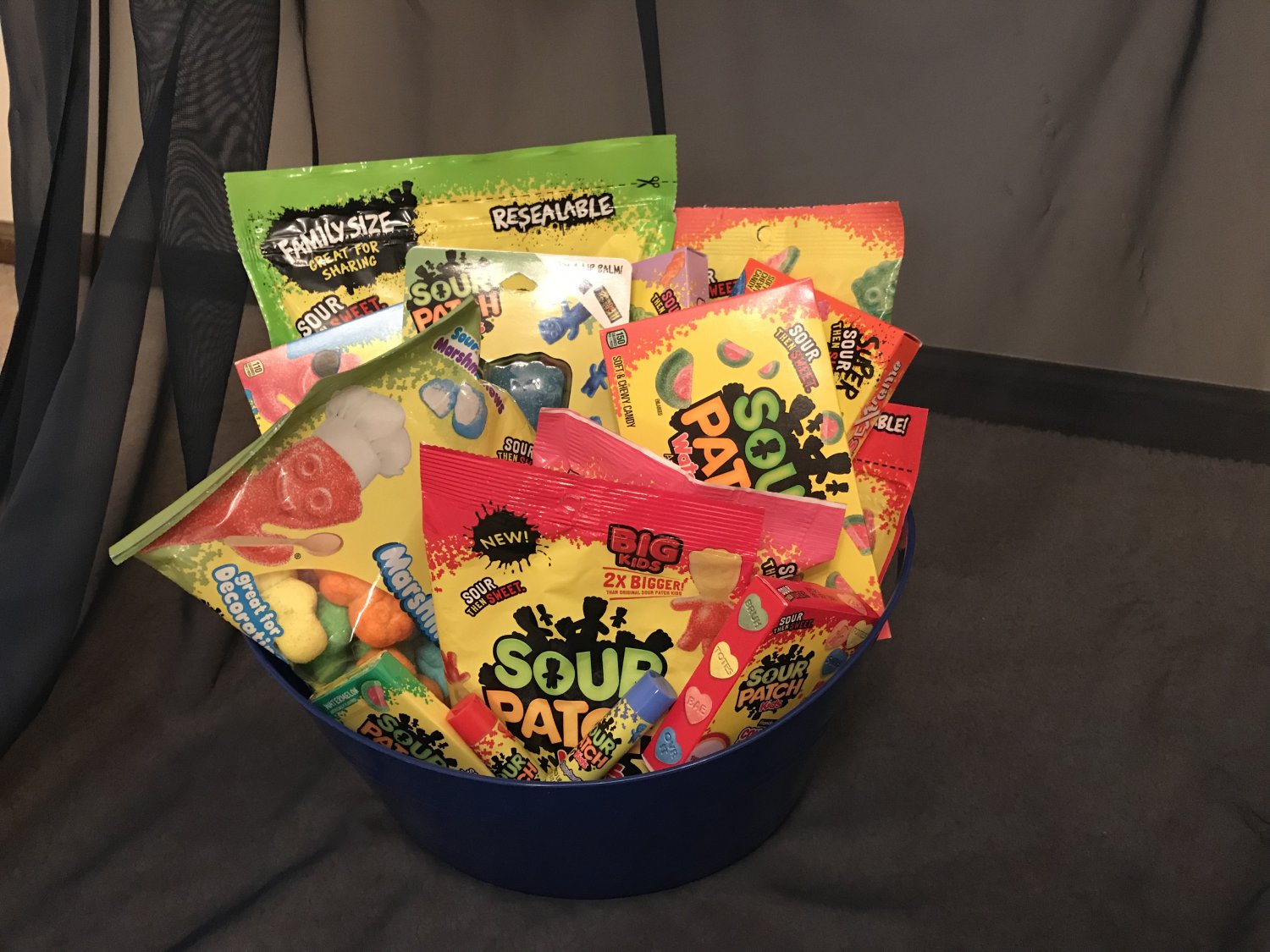 Sour Patch Candy Gift Basket