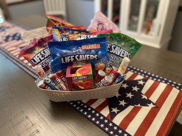 Lifesavers Candy Gift Basket
