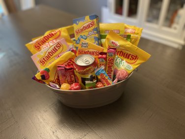 Starburst Candy Gift Basket