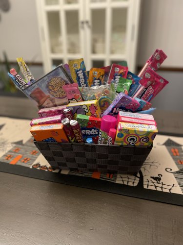 Willy Wonka Candy Gift Basket