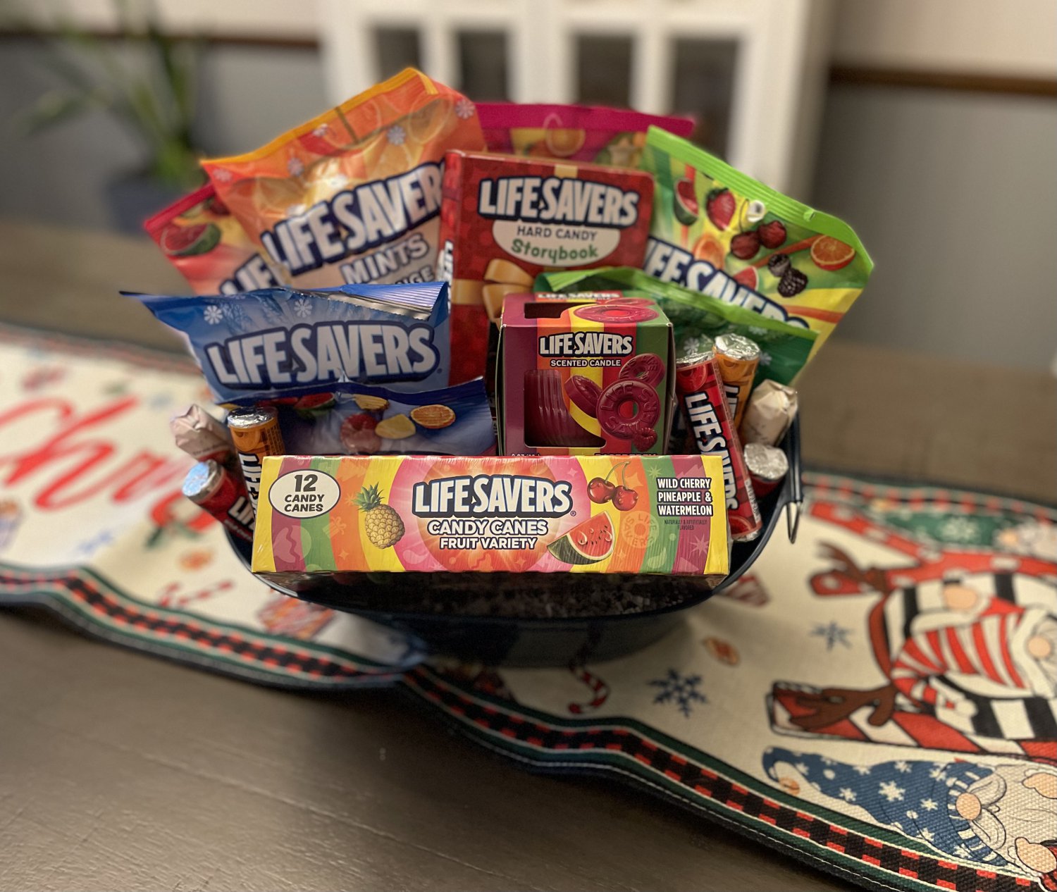 Lifesavers Candy Gift Basket