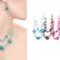 FASHION BEAD JEWELRY SET- NECKLACE & EARRINGS SET