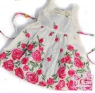 NEW CUTE Rose FLOWER GIRL's  PRINCESS DRESS SZ 5T