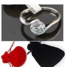 10CT White Gold Filled Women Wedding/Egagement Cubic Zirconia  Ring-SZ 6