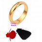 18K Yellow Gold Filled Women/Men Plain Ring Band  SZ 7 (3.5mm)