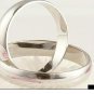 Silver Plated Women/Men Plain Ring Band SZ 11 (4mm)
