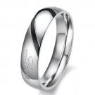 1Pcs Word 'Love' Wedding & Anniversary Titanium Stainless Ring Band -Sz 11 (6mm)