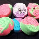 5 PCS Stress Relieving And Moisturizing Homemade Bath Bombs Fizzy- Assorte Shape