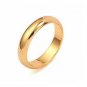 14K Yellow Gold Filled Women/Men Plain Band Ring -Size 9 (3.5mm)