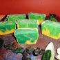 Moroccan Mint'- Homemade All natural Carrot Aloe Bath soap .