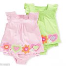 PINK First Impressions Baby Girls_ Border One Piece Bodysuit 0-3 Months-