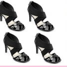 New STUDIO PAOLO® "AMOR" BLACK Heel Sandals Shoes.- SiZ 11
