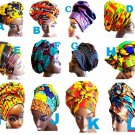 African Fabric Ankara Wax Prints Headtie Head Wrap 20" X 71" inch - Choose