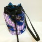 African Print Ankara  Drawstring Bucket Tote Bag Handbag