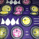 2 Yards Purple & yellow African Fabric Super Hilton Ankara Real Wax Prints-